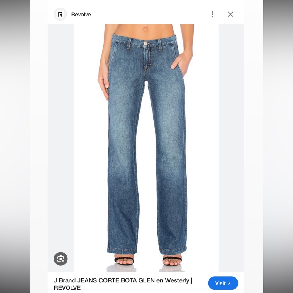 J Brand Glenn Blue Jeans 25